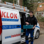 Klok busje